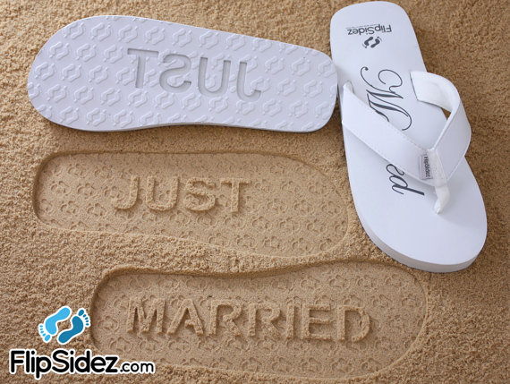 Sand Imprint Sandals - Just Married